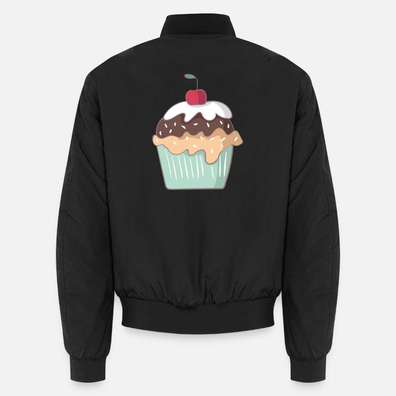 Cupcake - Bomber unisexe - noir