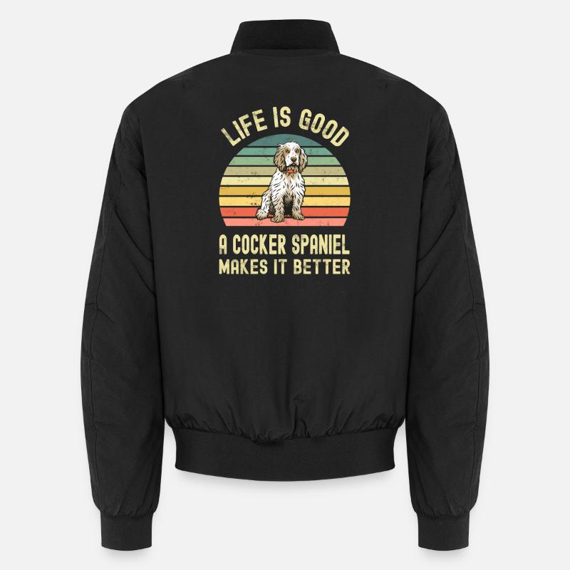 Chien Cocker Spaniel Bomber unisexe