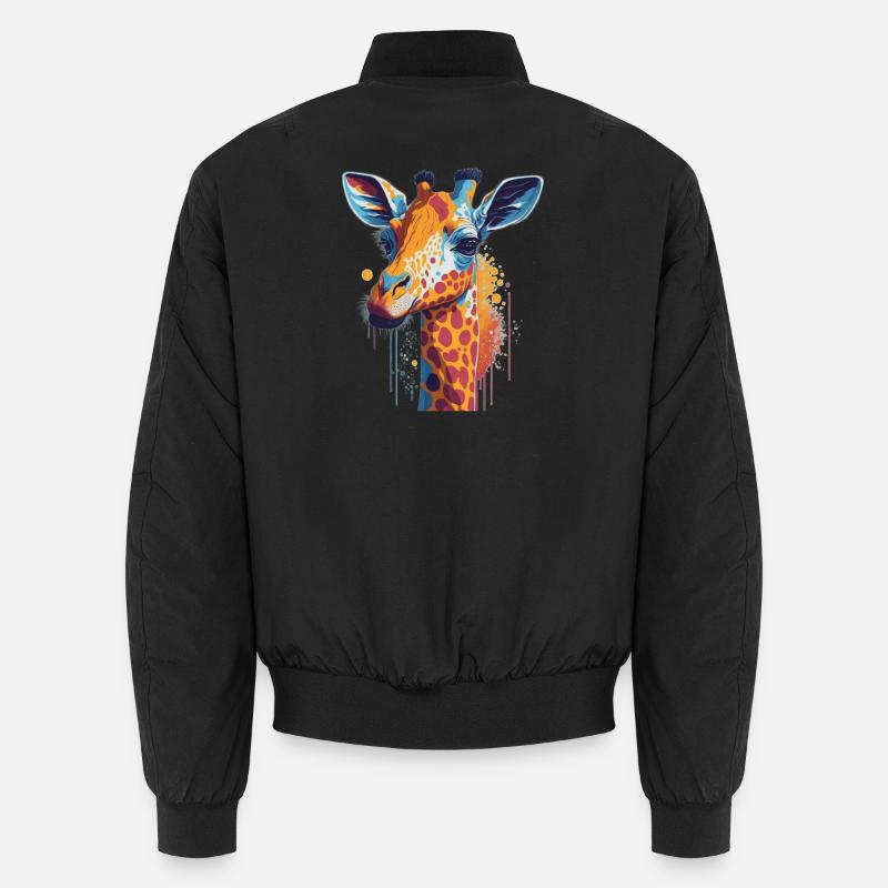 Giraffe Unisex Bomberjacke