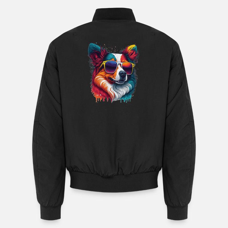 cool dog Unisex Bomber Jacket