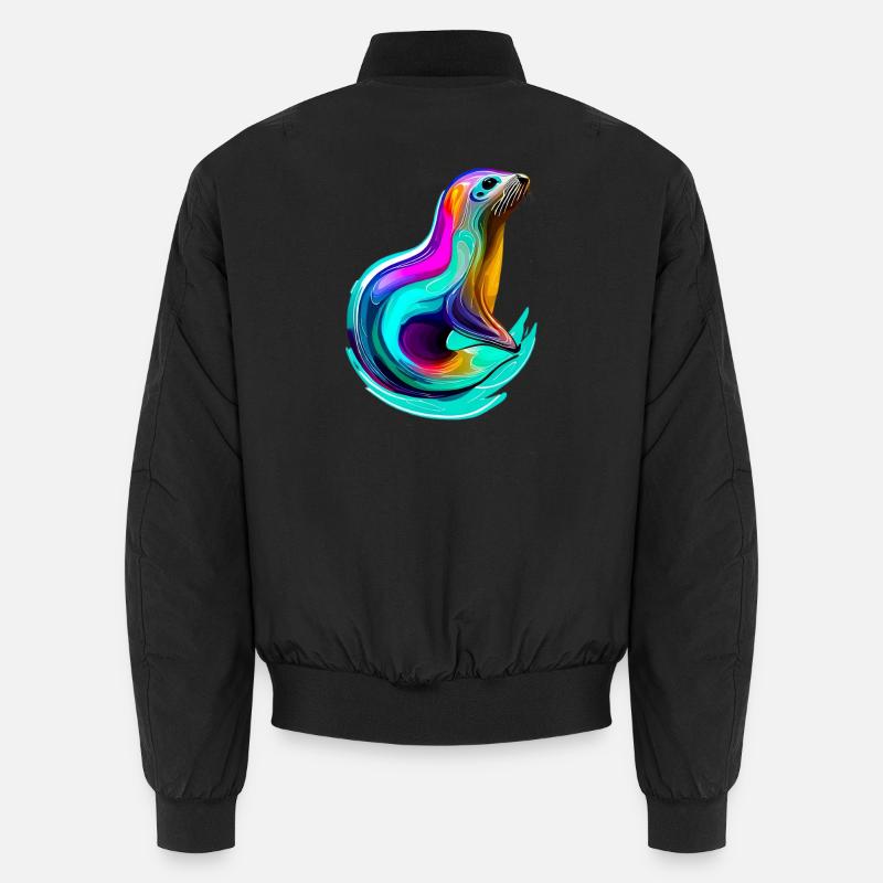 Seal Unisex Bomber Jacket