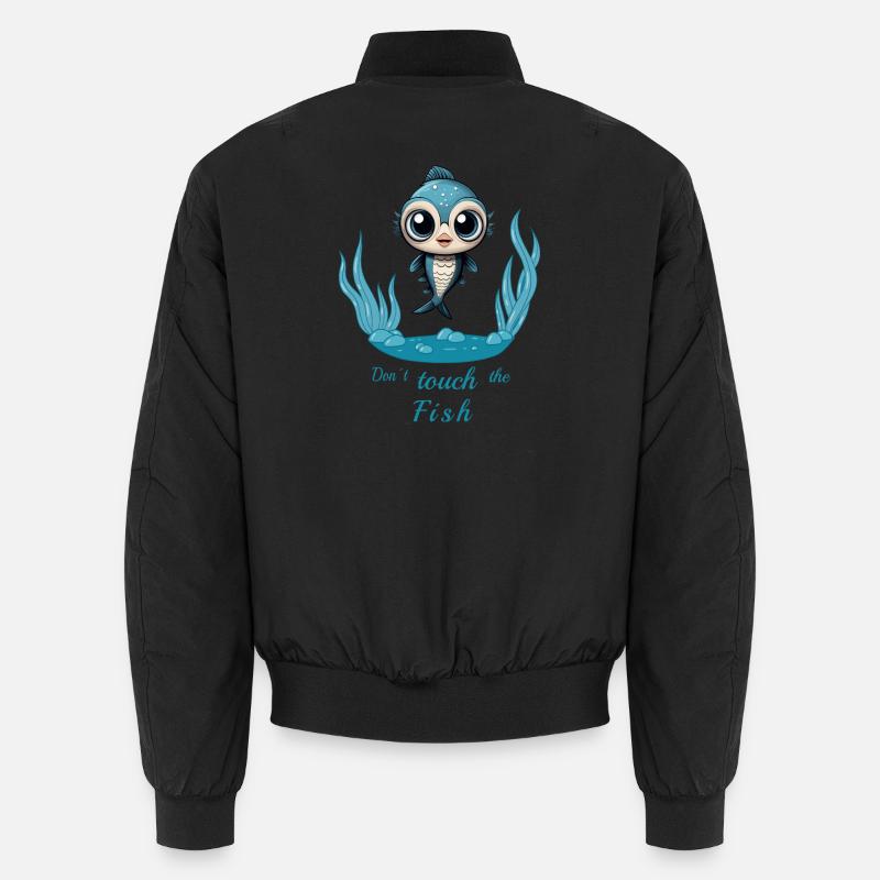 Süßer Fisch Unisex Bomberjacke