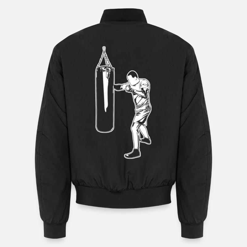 Boxing Drawing Unisex Bomber Jacket