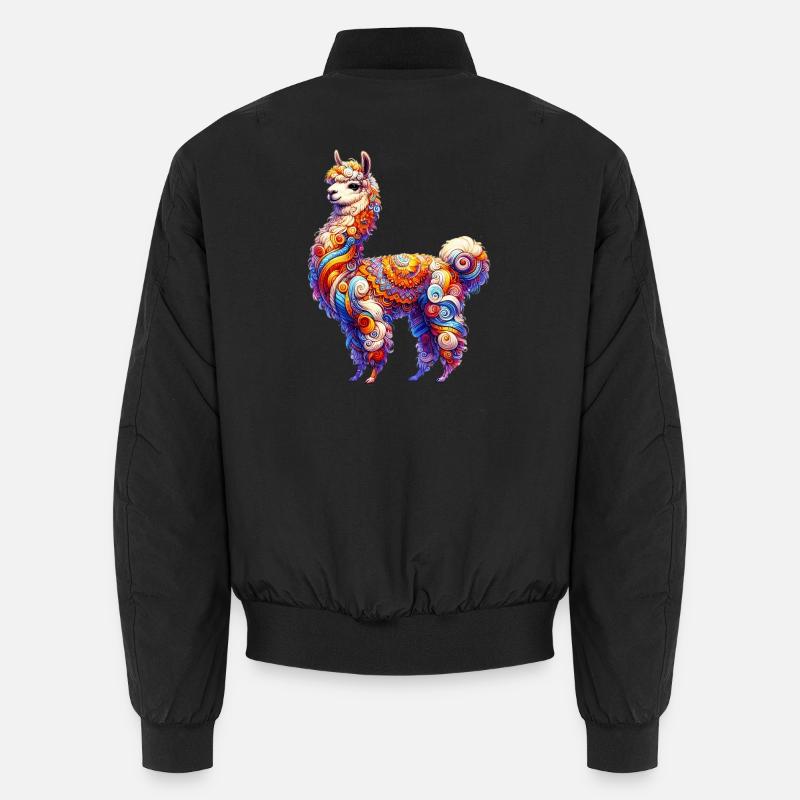 Alpaga - Bomber unisexe - noir
