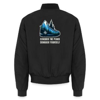 Alpinisme - Bomber unisexe - noir - Dos - AI Model Male 185 light (185cm)