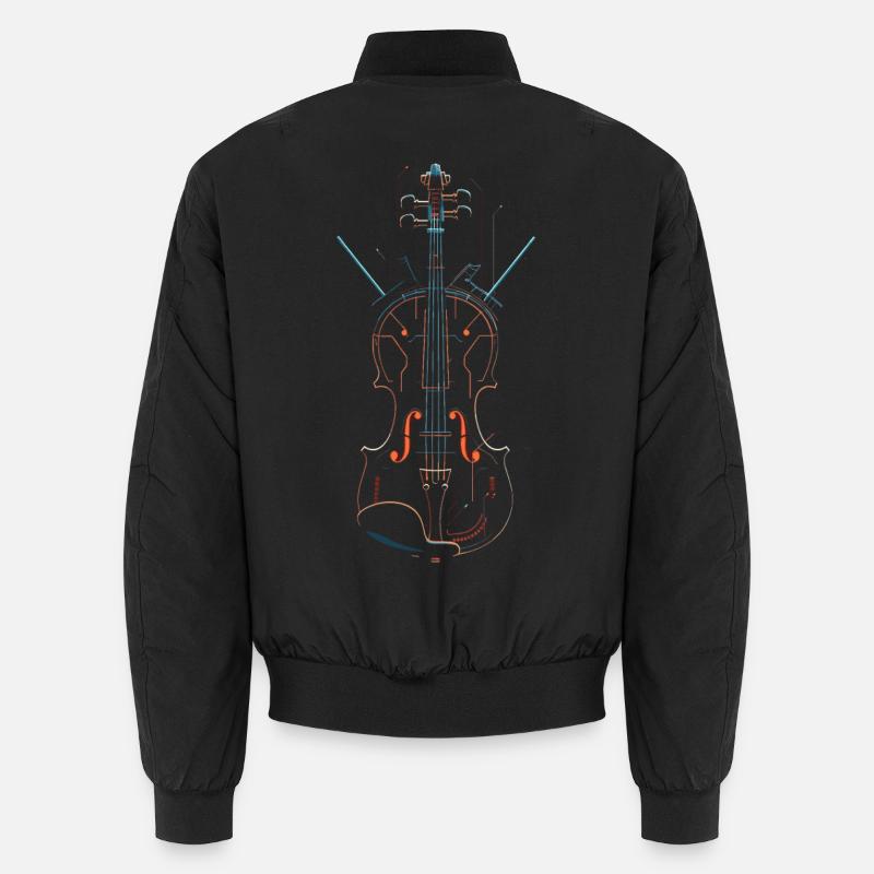 Violin Unisex Bomber Jacket