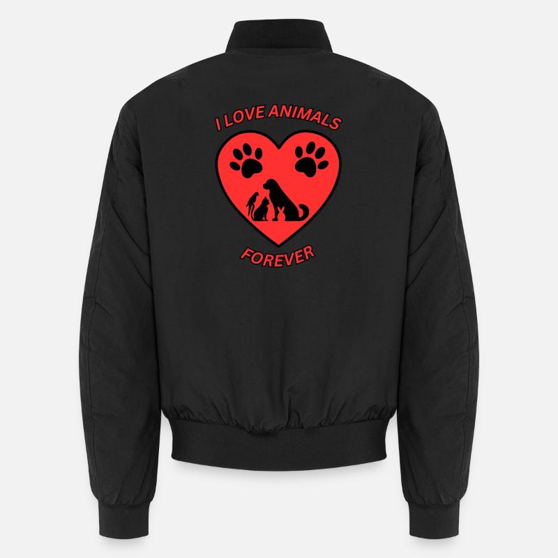 Tierliebe Unisex Bomberjacke
