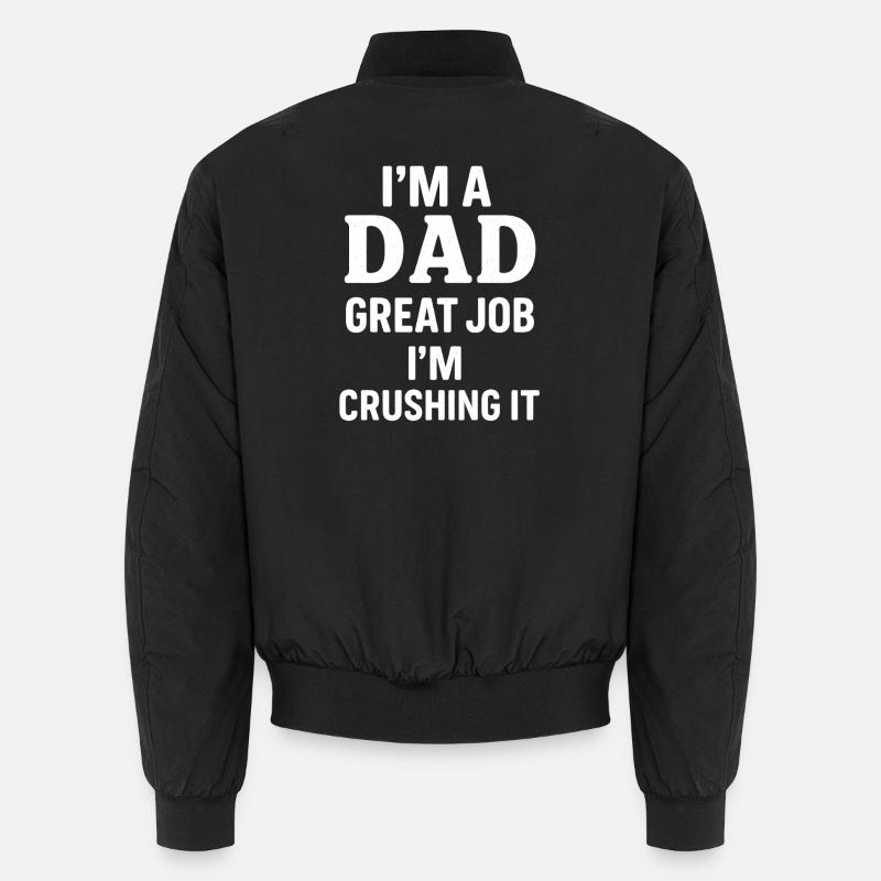Stolzer Papa - zuverlässig und selbstbewusst Unisex Bomberjacke