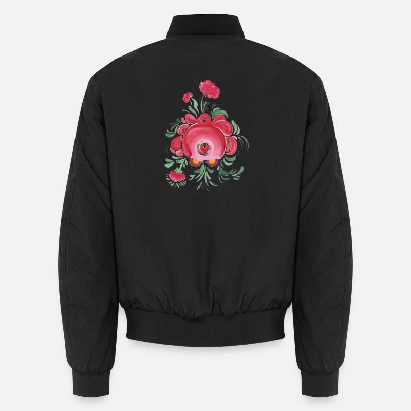 Ostfriesische Teerose - Unisex Bomberjacke - Schwarz