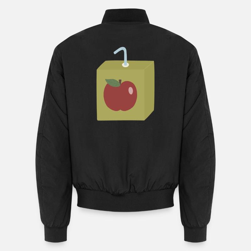 Art d’aventure Apple Box - Bomber unisexe - noir