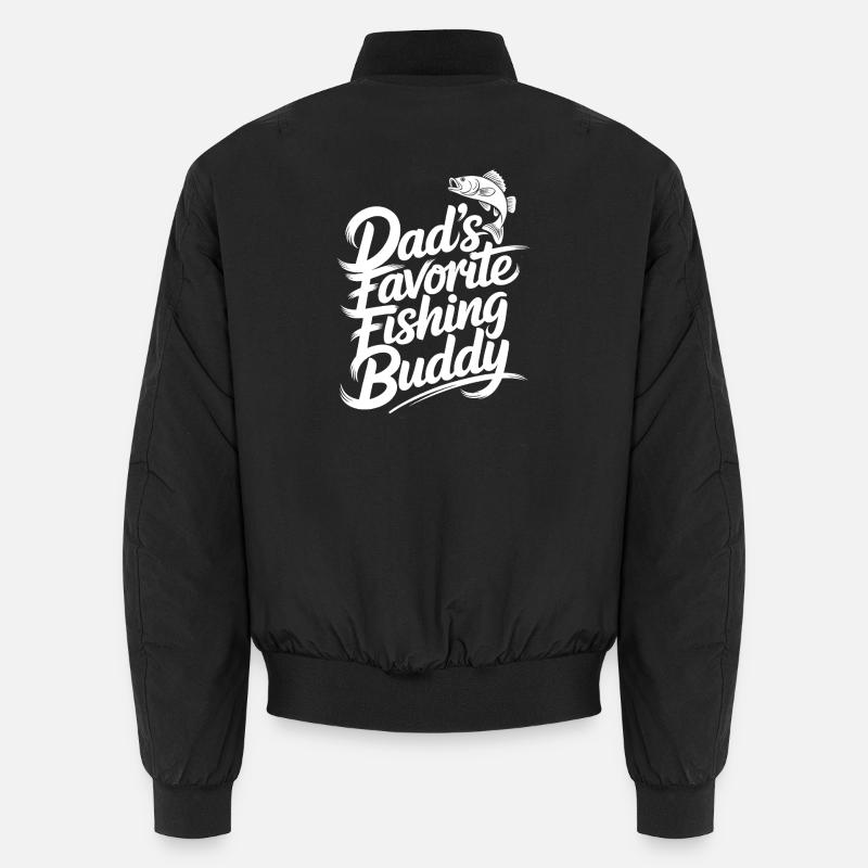 Vaters Lieblings Angelbuddy Unisex Bomberjacke