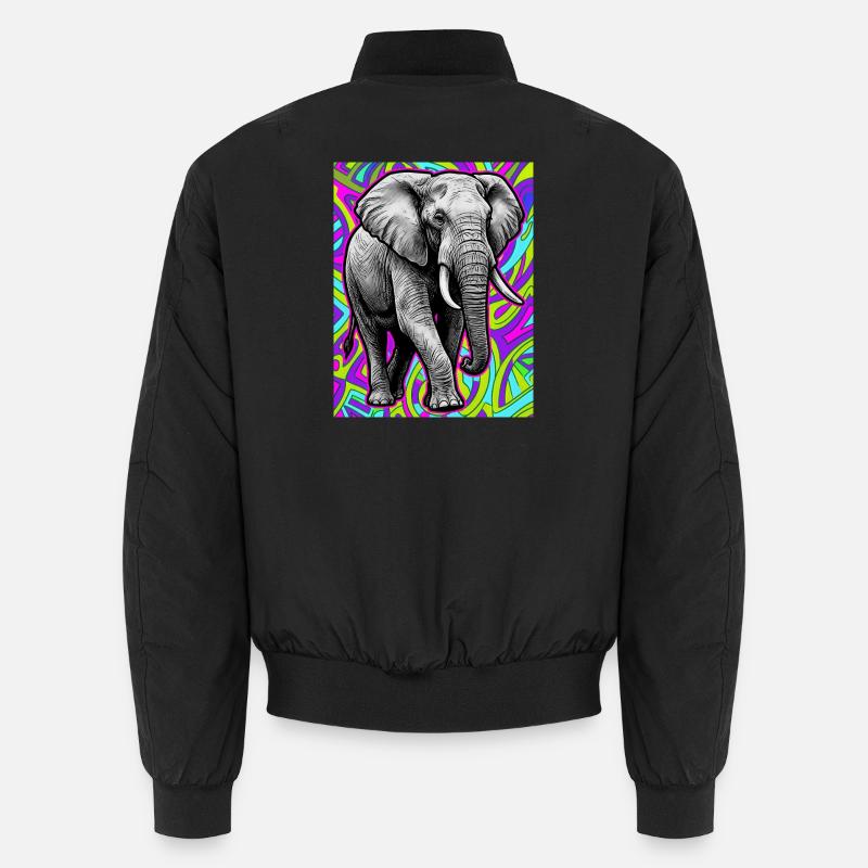 Elefant Unisex Bomberjacke