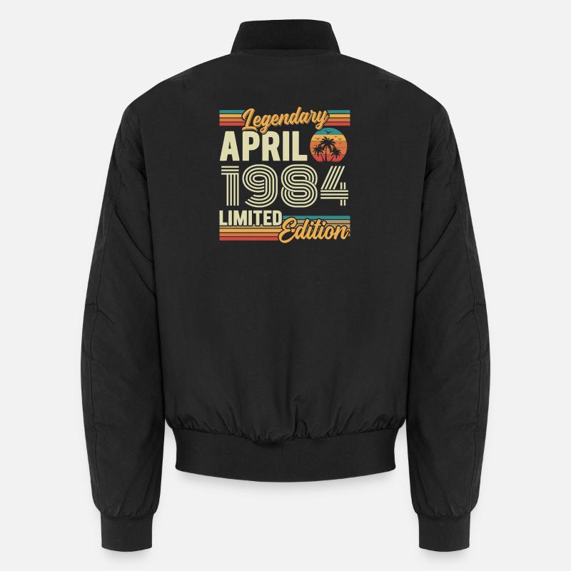 April 1984 42. Jubiläumsgeschenk – April 1984 Unisex Bomberjacke
