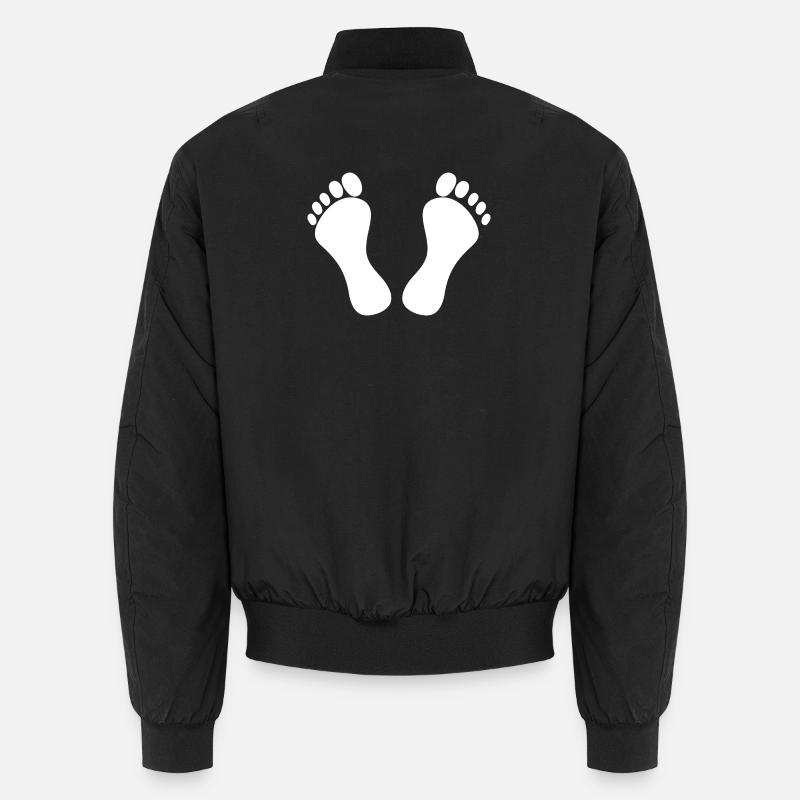 pieds - Bomber unisexe - noir