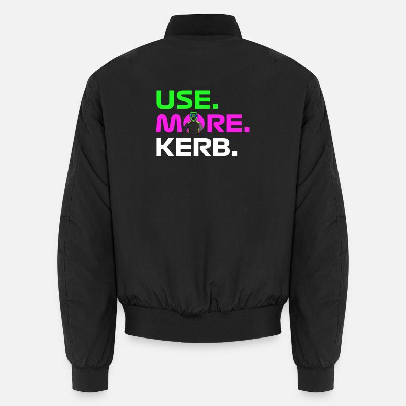 USE. MORE. KERB. Unisex Bomber Jacket