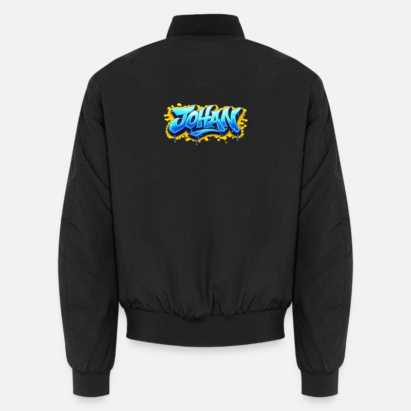 GRAFFITI NAME JOHAN FOR  PERFECT GIFT PRINTABLE  Bomber unisexe