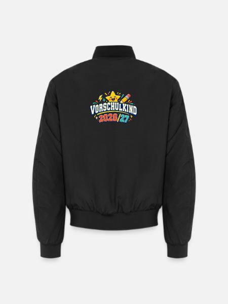 Vorschulkind 2026/27 - Unisex Bomberjacke - Schwarz