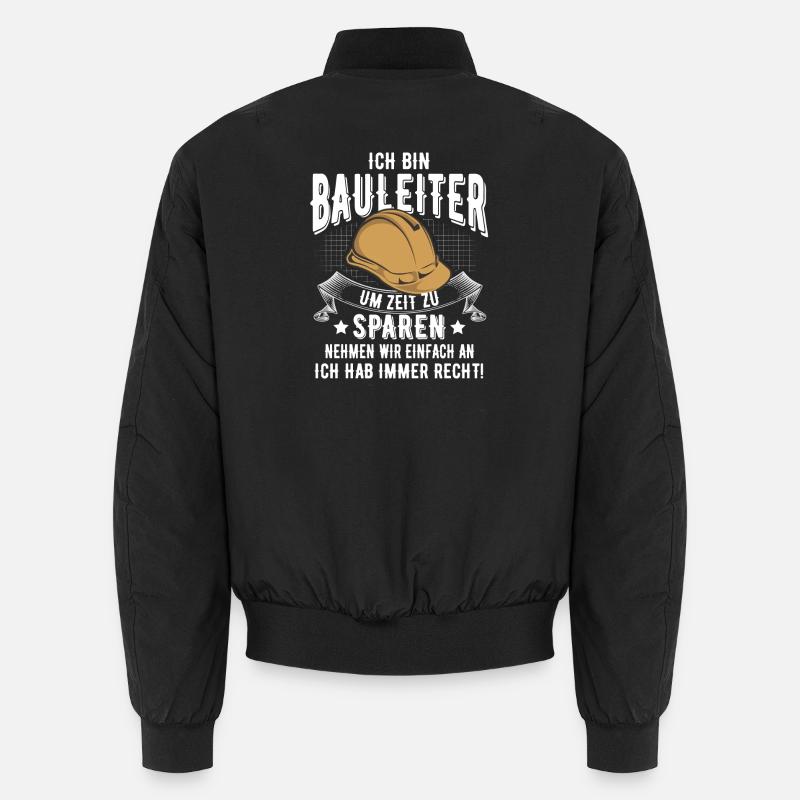 Bauleiter Unisex Bomberjacke