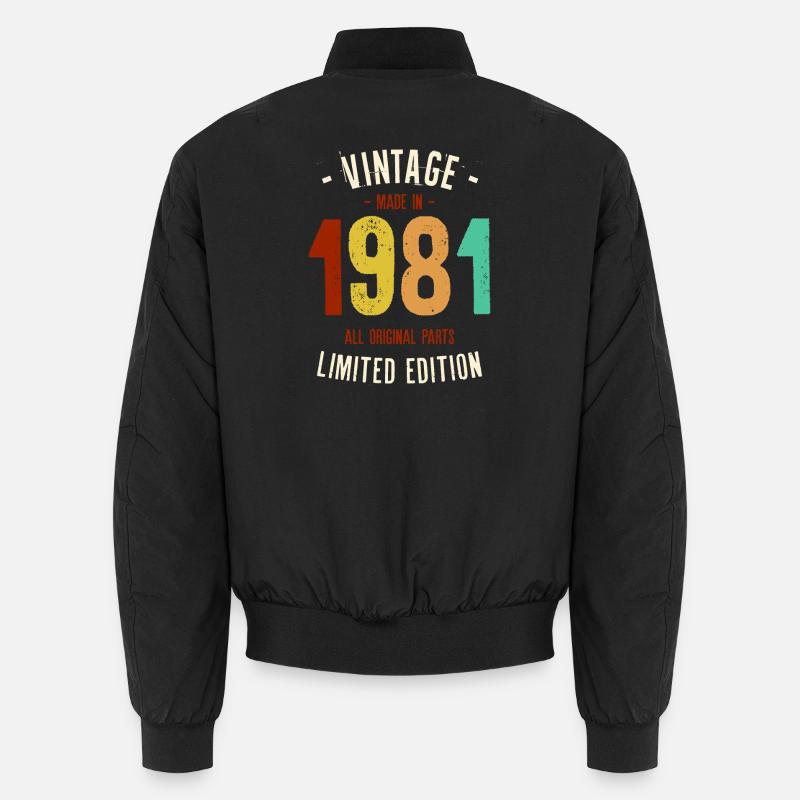 Millésime 1981 Edition Limitée Bomber unisexe