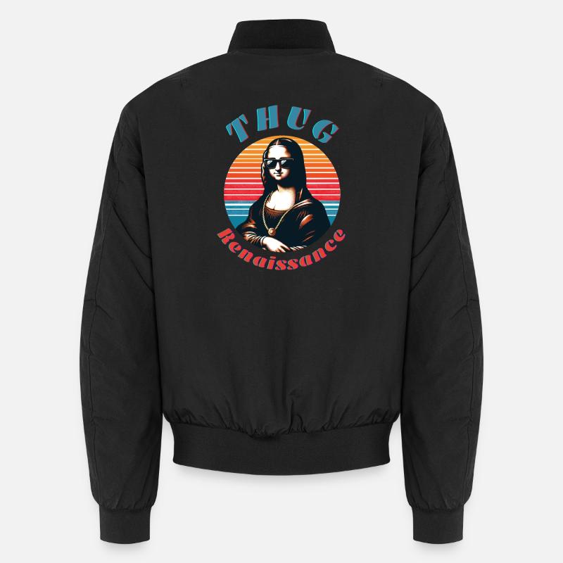 Mona hipster à l’ambiance rétro Bomber unisexe