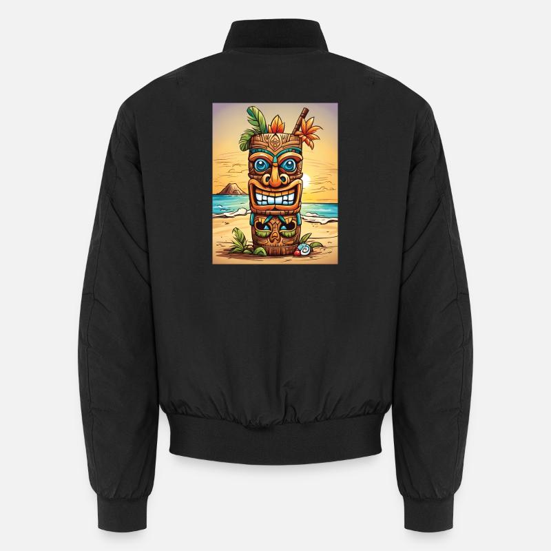 Tiki Statue Bomber unisexe