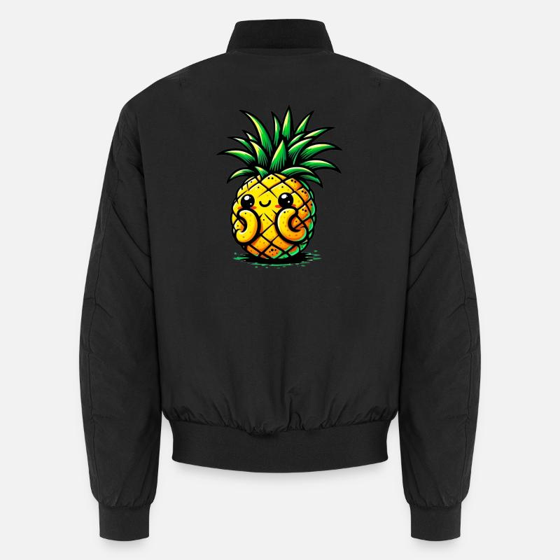 Pineapple - Unisex Bomber Jacket - black