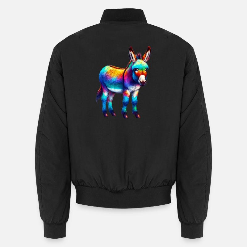 Donkey Mule - Unisex Bomber Jacket - black