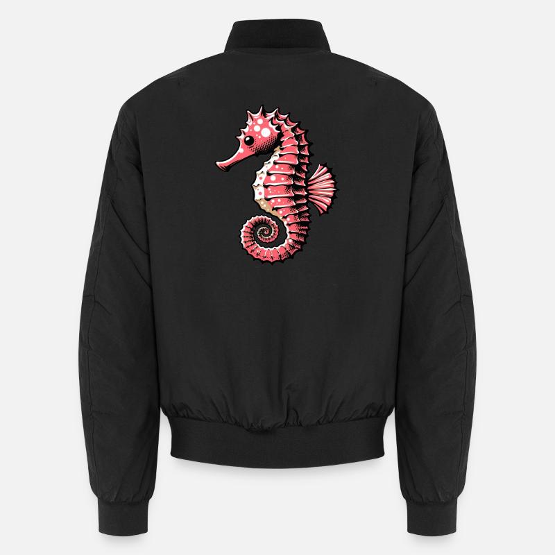 Seepferdchen Unisex Bomberjacke