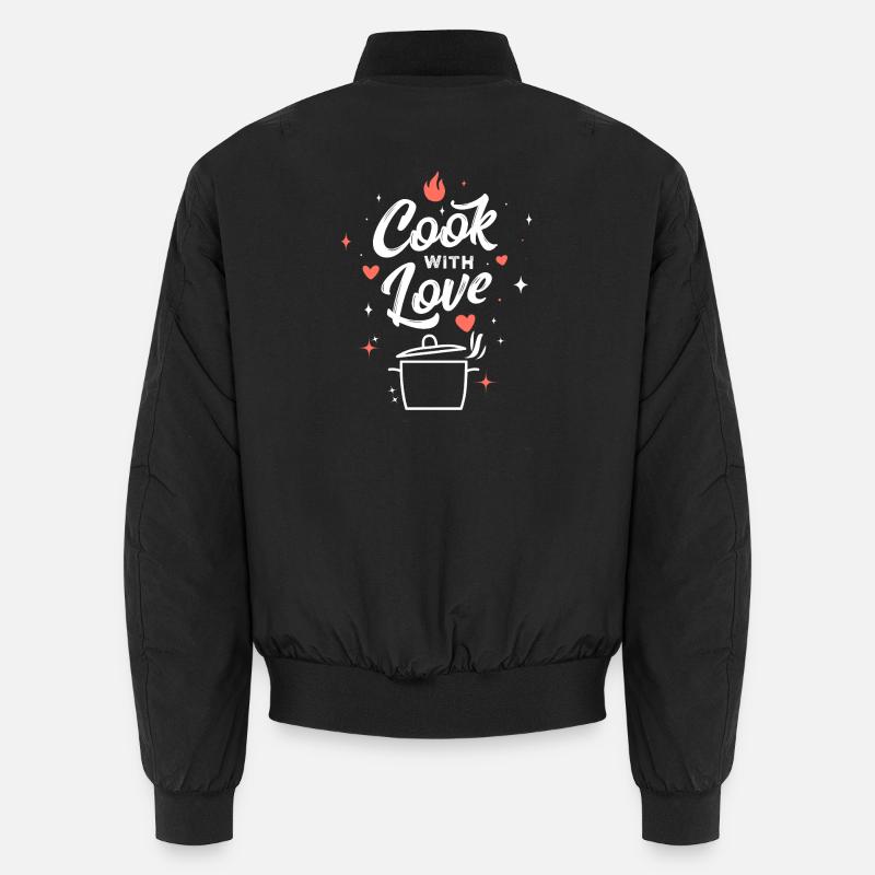 Kochen mit Liebe Unisex Bomberjacke