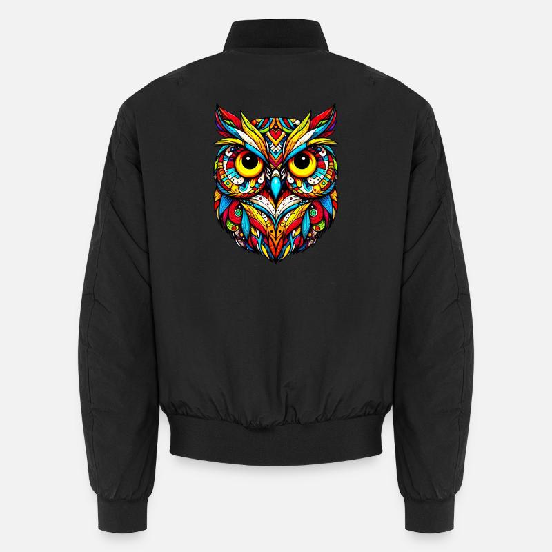 Eule Unisex Bomberjacke