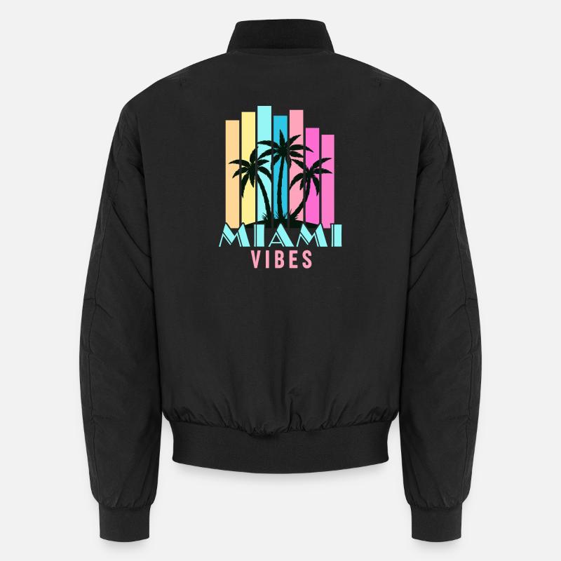 Vibrations de Miami Bomber unisexe