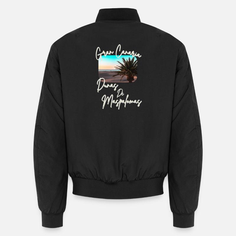 Dunas de Maspalomas – Gran Canaria’s - Unisex Bomberjacke - Schwarz