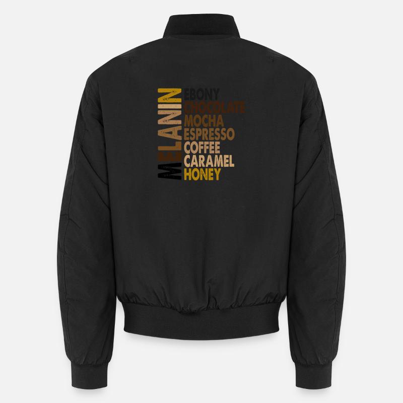 Design sur le thème du café et du chocolat Eybony Bomber unisexe