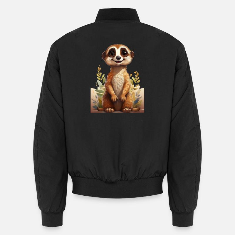 Dessin de suricate mignon Bomber unisexe