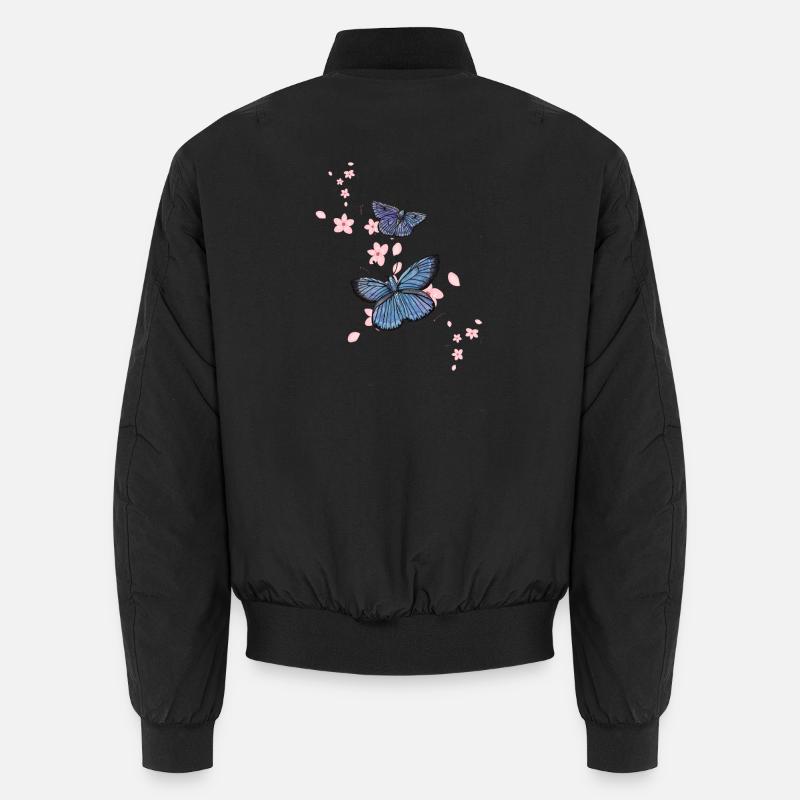 Schmetterling Bläuling - Sonja Ariel von Staden Unisex Bomberjacke