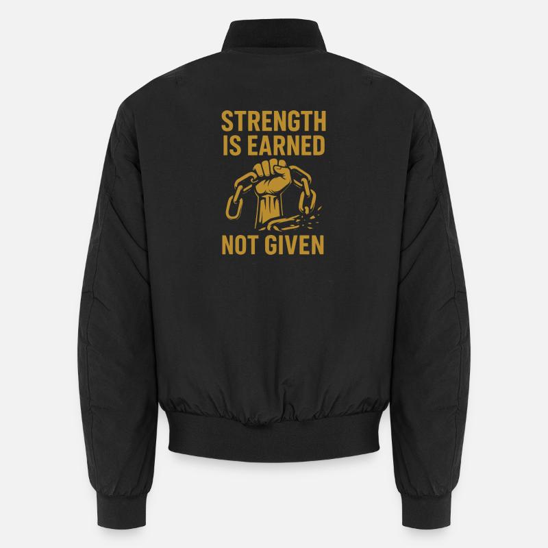 T-shirt graphique Empowered Strength Bomber unisexe