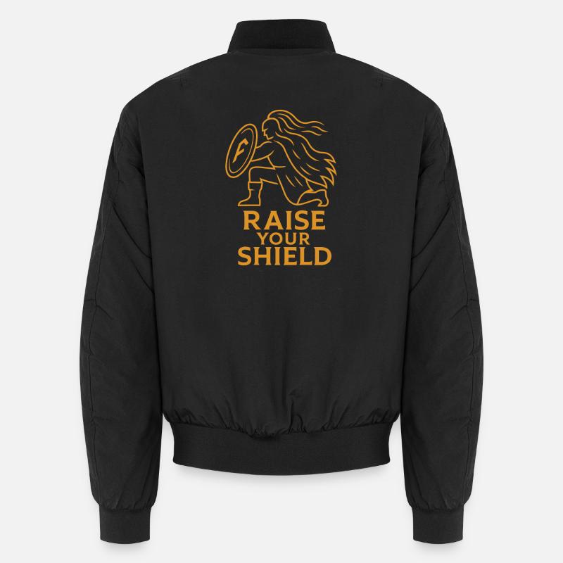 Empowered Shield Illustration Unisex Bomber Jacket