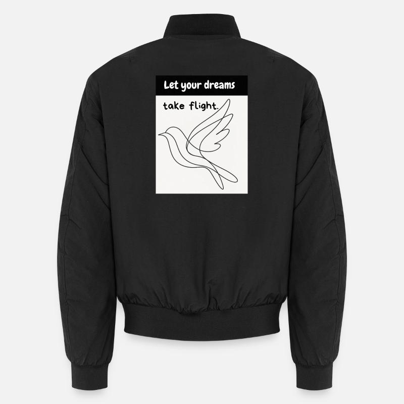 Bird flying Unisex Bomber Jacket