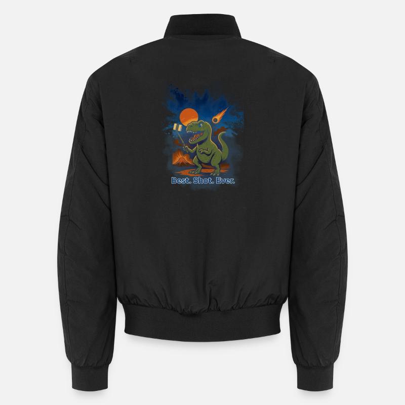 Dinosaurier Meteorit Vulkan  Unisex Bomberjacke