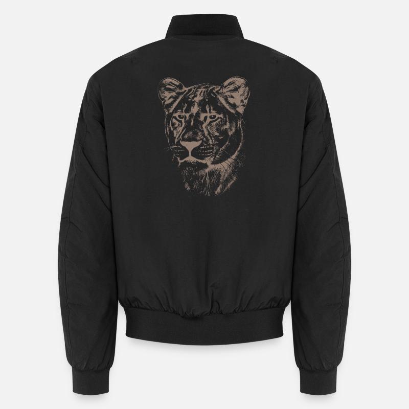 Illustration de lionne Bomber unisexe