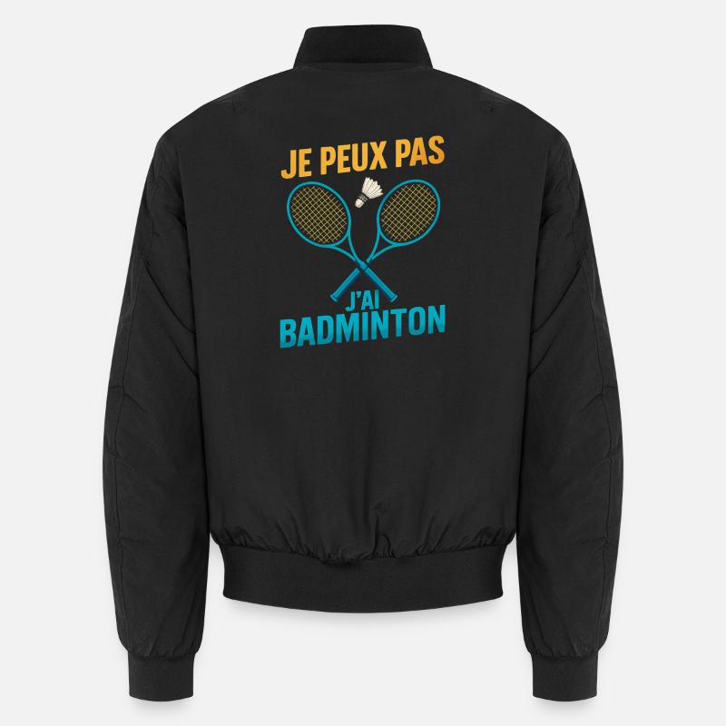 I can't I have badminton Unisex Bomber Jacket