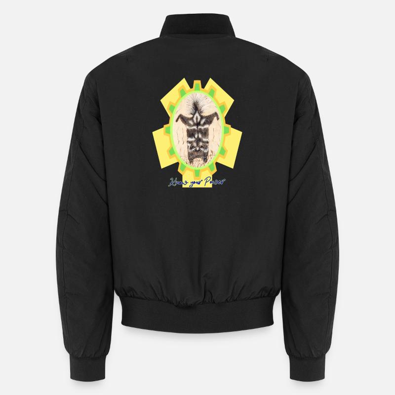Skunk_Know_your_Power - Unisex Bomberjacke - Schwarz