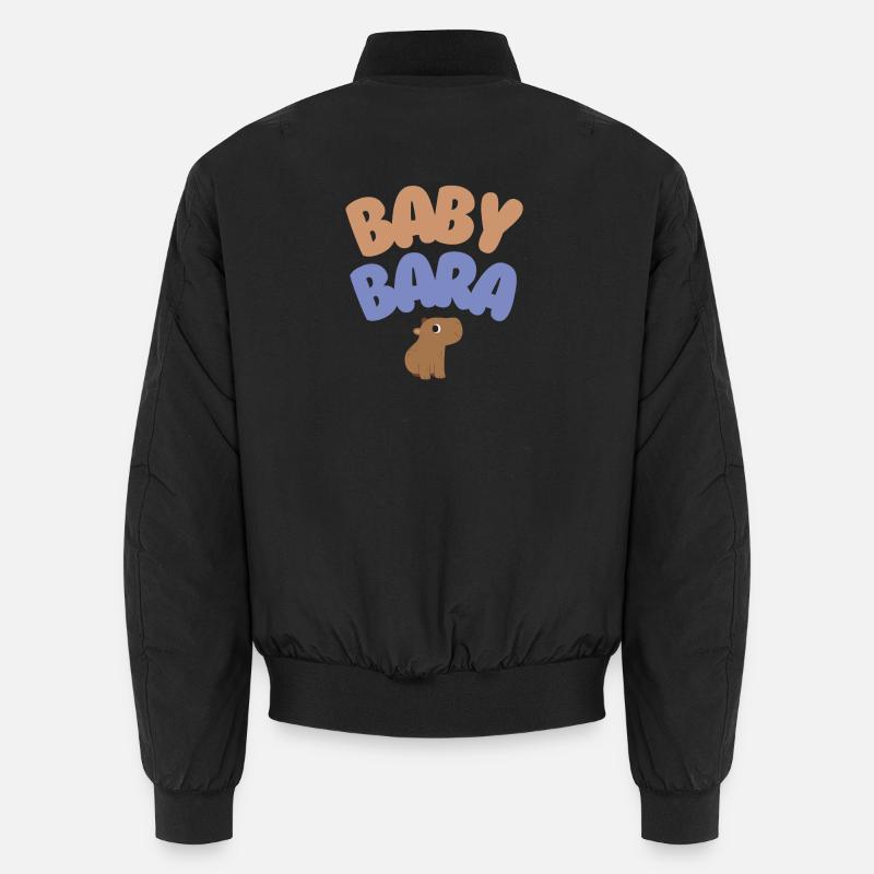 Baby Bara Capybara Unisex Bomber Jacket
