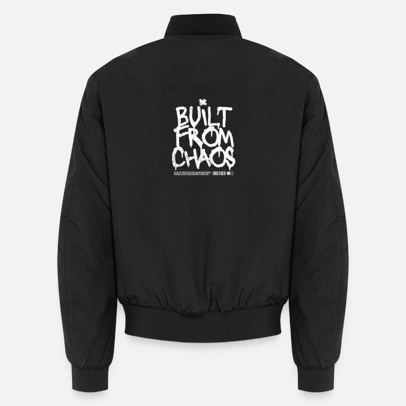 Construit à partir du Chaos Graffiti Design Bomber unisexe