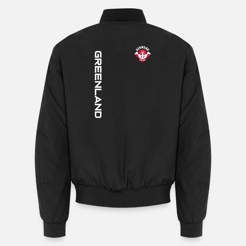 GREENLAND DENMARK | SINCE 1814 - Unisex Bomber Jacket - black