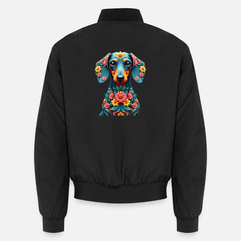 Dackel Dachshund Tekel Unisex Bomberjacke