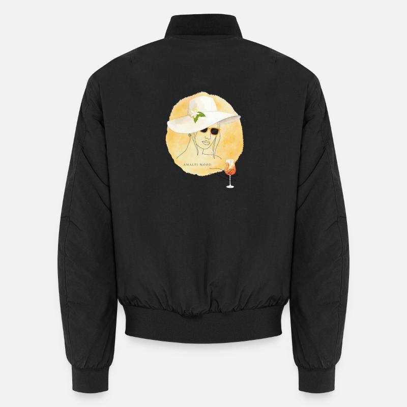 Amalfi Mood Lemon Summer Design Unisex Bomberjacke