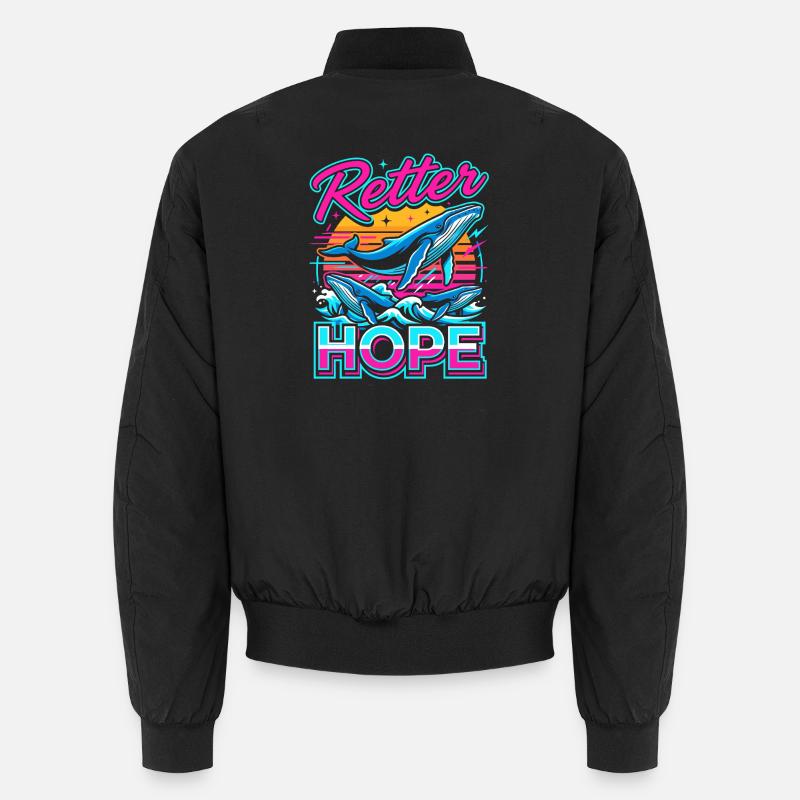 Neon-Wal Hoffnung Unisex Bomberjacke