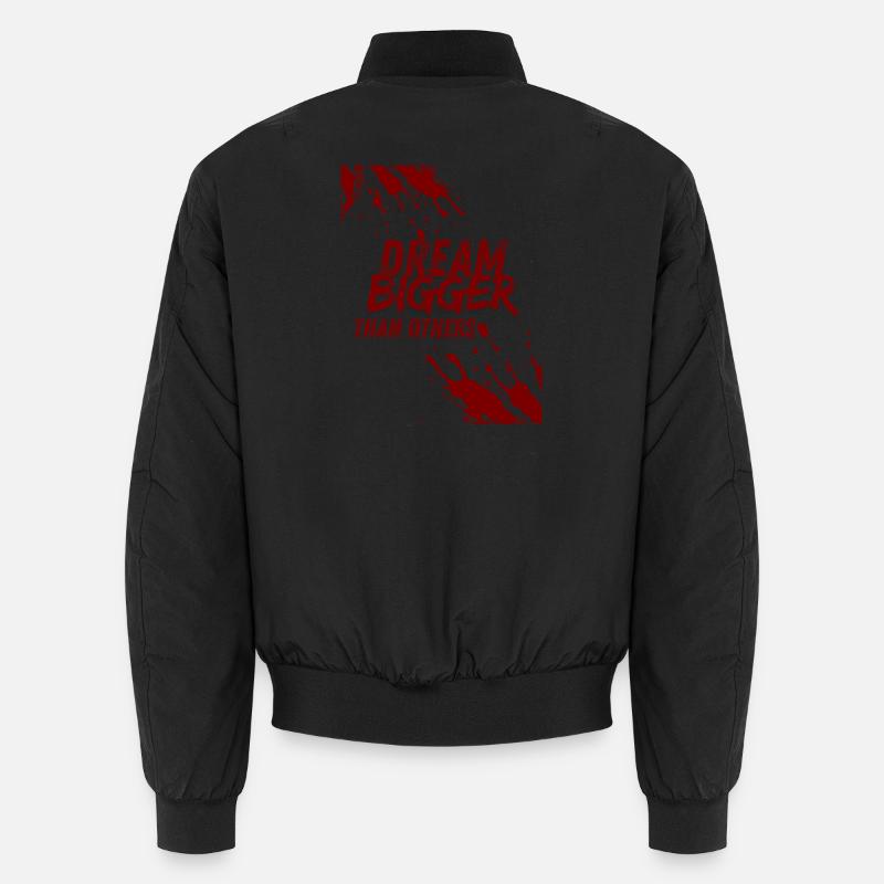 dream bigger than others - Bomber unisexe - noir