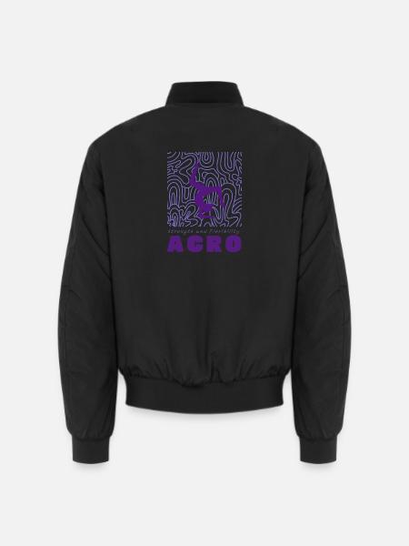 GYMNASTIC1 - Unisex Bomberjacke - Schwarz